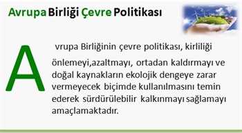 Avrupa Birliği Çevre Politikası